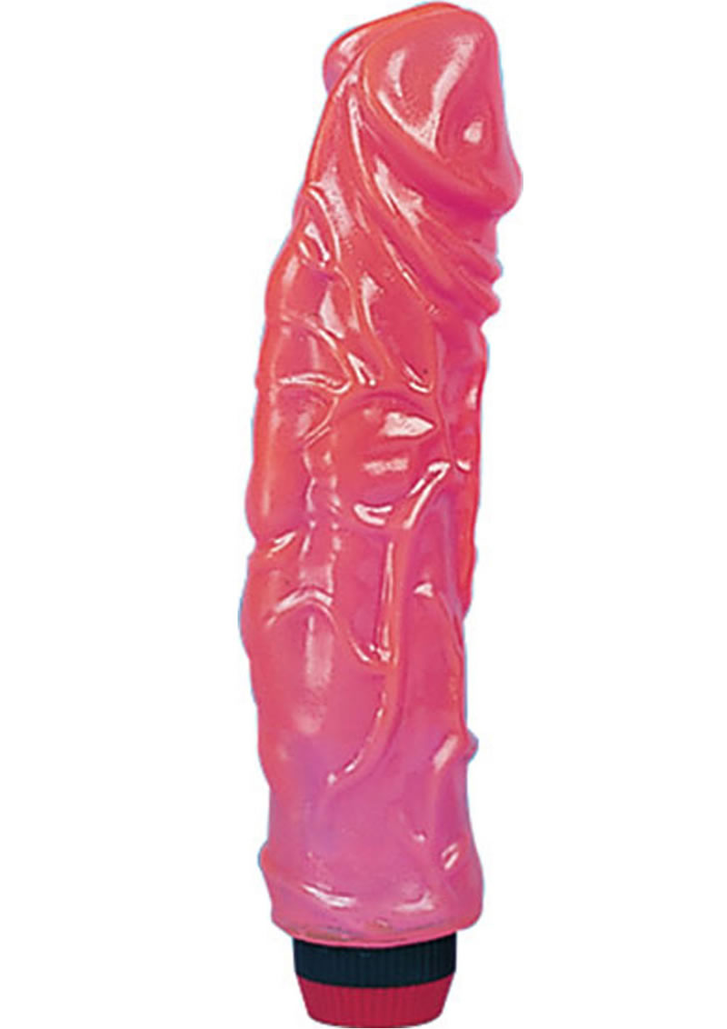 Big Boss Super Vibrator Pink Jelly 7.5 Inch - SecretsBoutiques.com