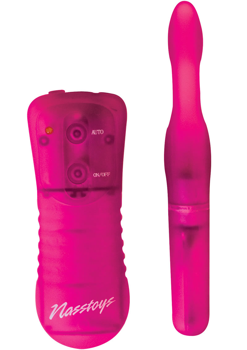 My First Anal Toy Vibrator Light Up Waterproof Pink - SecretsBoutiques.com