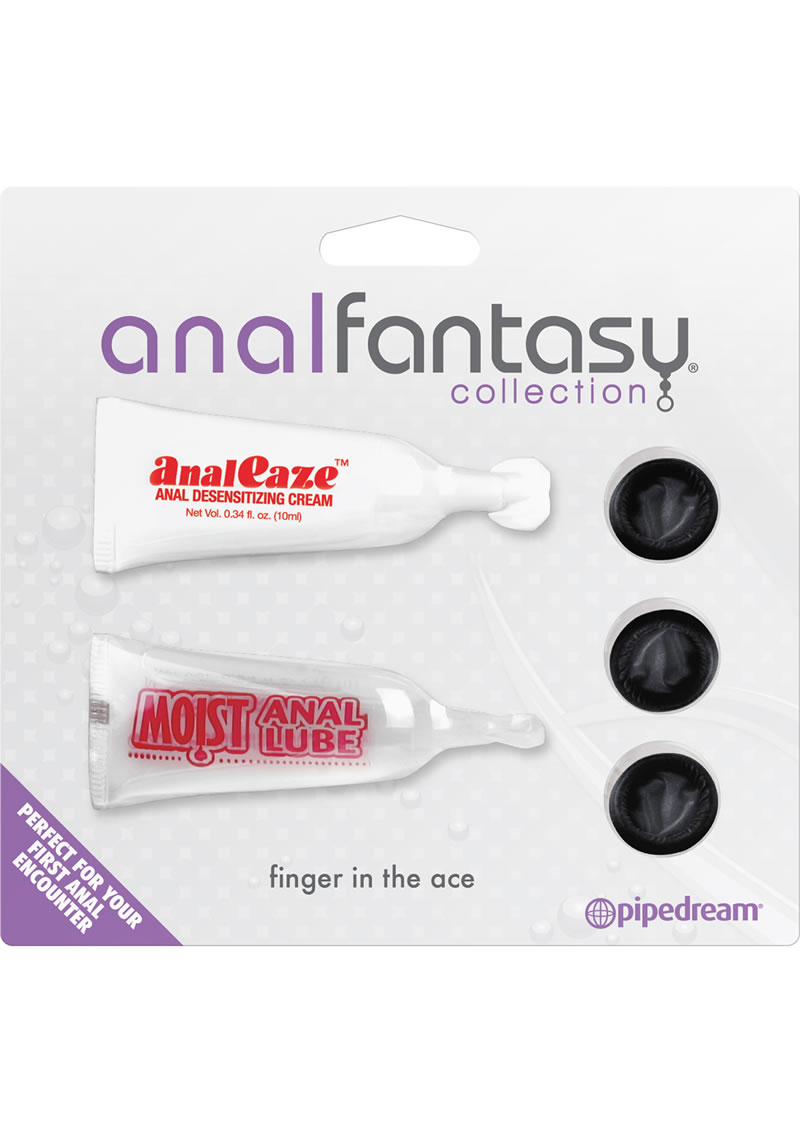 Anal Fantasy Collection Finger In The Ace Kit Black - SecretsBoutiques.com