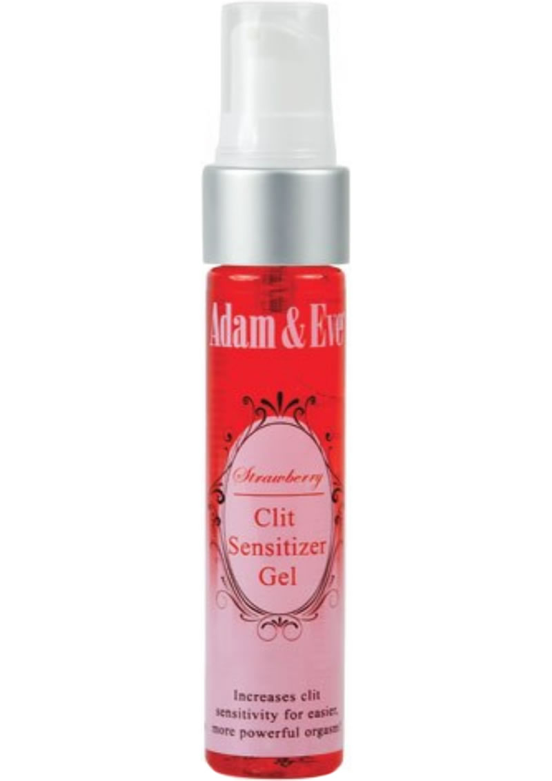 Adam and Eve Strawberry Clit Sensitizer 1 Ounce - SecretsBoutiques.com