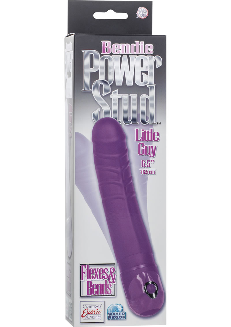 Bendie Power Stud Little Guy Dildo Waterproof Purple 6.5 Inch -  SecretsBoutiques.com