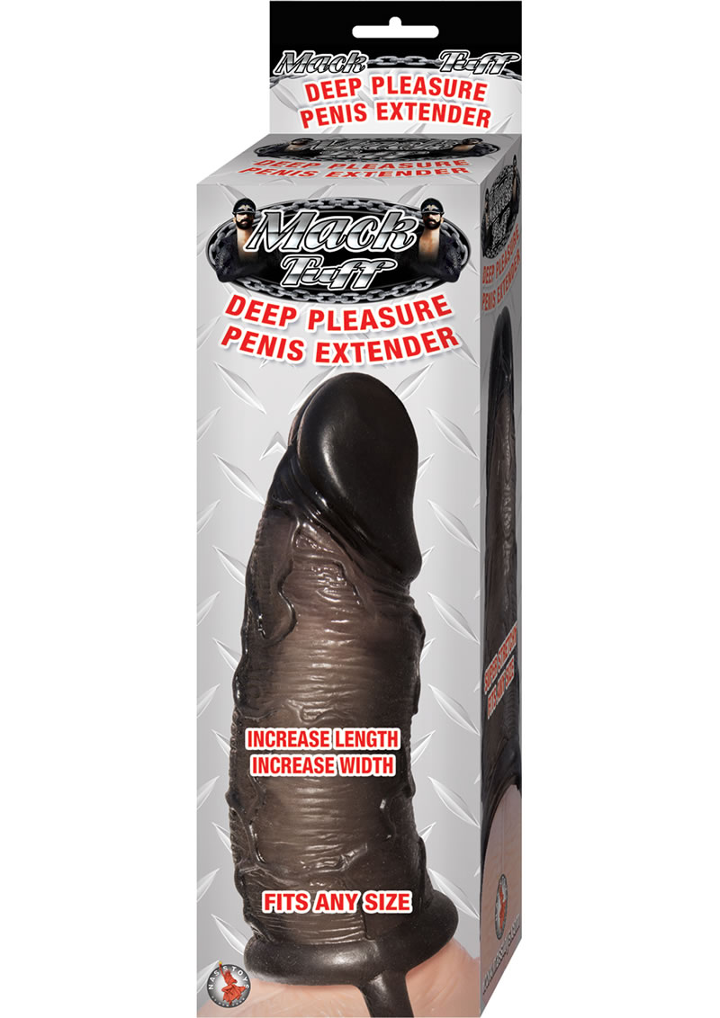 Mack Tuff Deep Pleasure Penis Extender Waterproof Black 6.5 Inch -  SecretsBoutiques.com