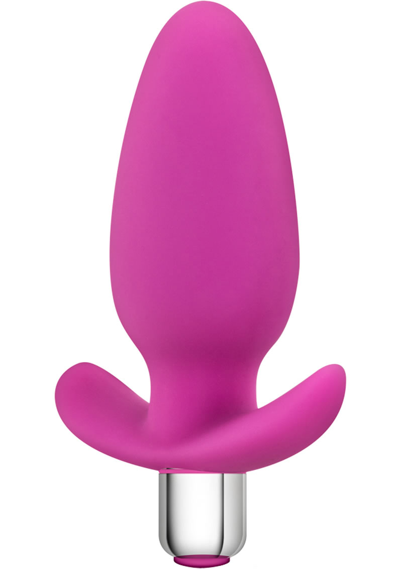 Luxe Little Thumper Multifuction Vibe Silicone Waterproof Fuchsia -  SecretsBoutiques.com