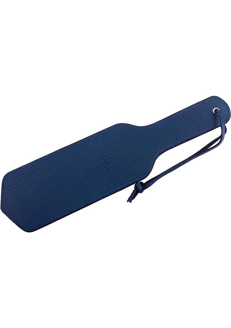 Purple Double sided leather spanking paddle BDSM Paddle 13 long and 3  wide.