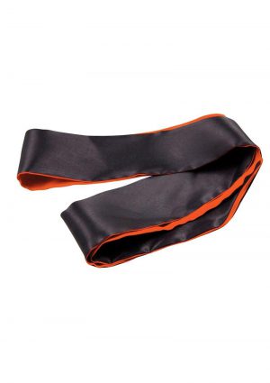 Orange Is The New Black Satin Sash Blindfold Orange And Black