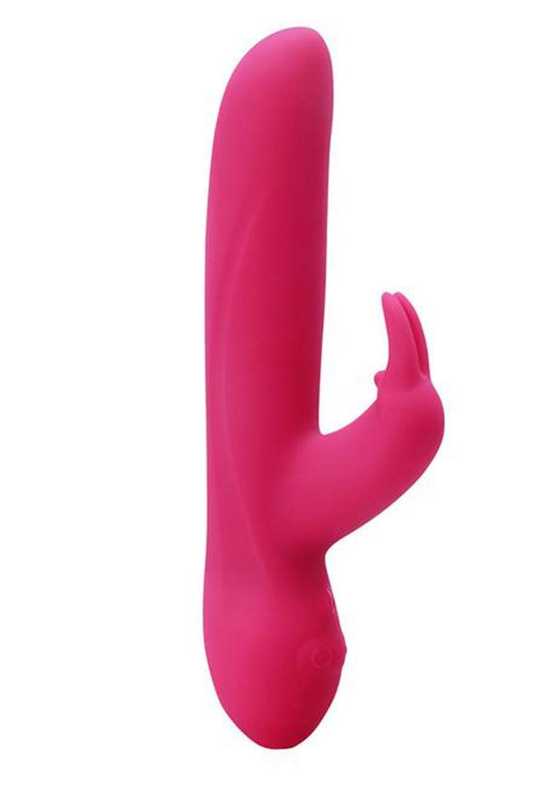 Hustler Toys USB Rabbit Silicone Vibrator Waterproof Pink -  SecretsBoutiques.com