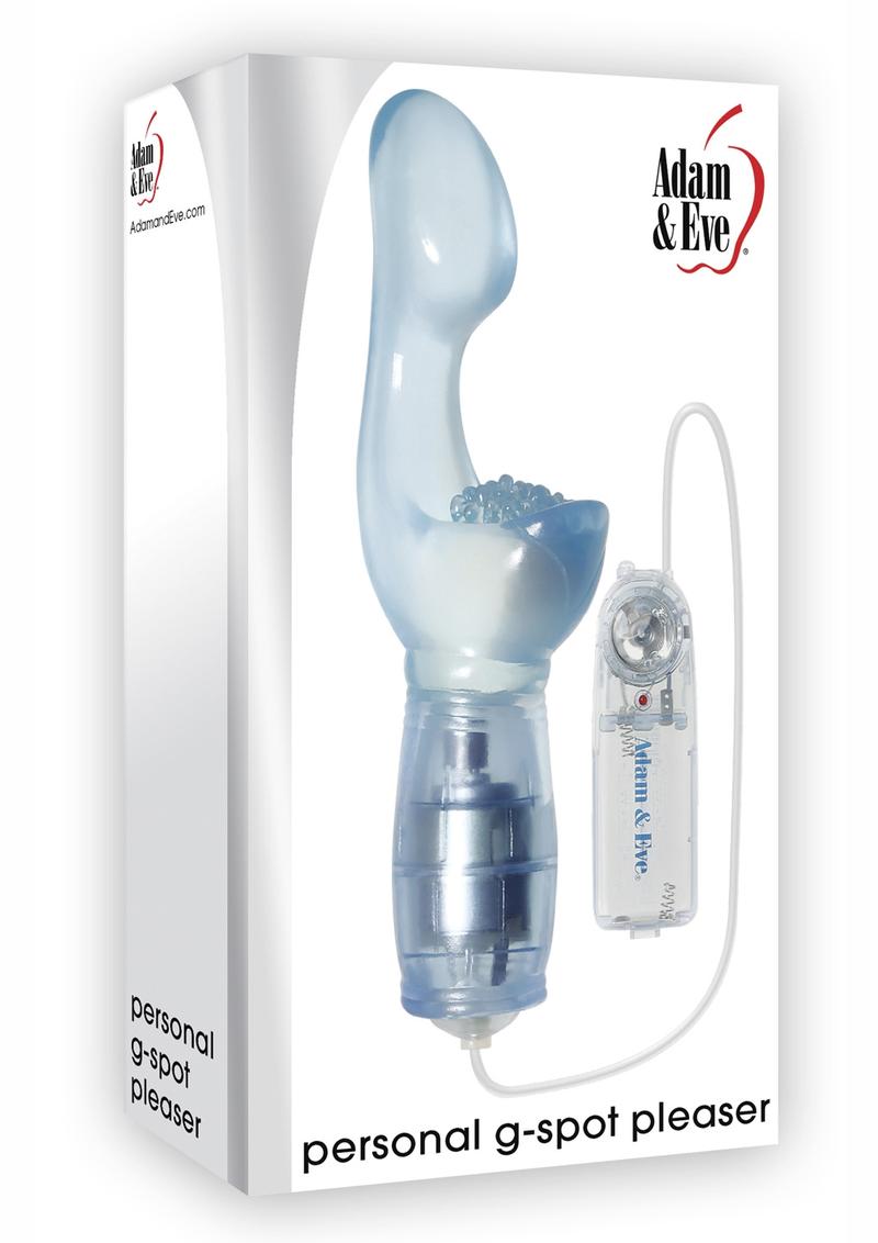 Adam and Eve Personal G-Spot Pleaser Wired Remote Control Clitoral Vibrator  Blue 6 Inch - SecretsBoutiques.com