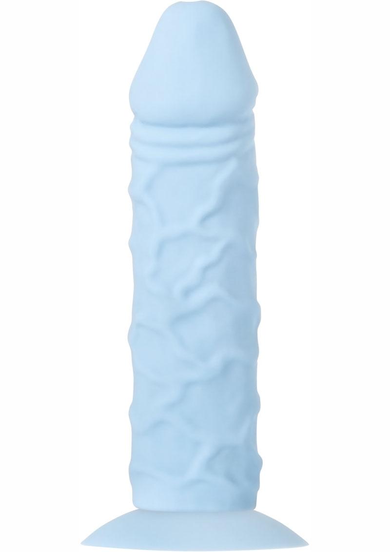 Adam and Eve Silicone Strap-On System Adjustable Harness With Realistic  Dong Blue - SecretsBoutiques.com