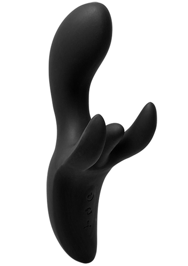 Kink Pulse Ultimate 4 Motor Silicone USB Rechargeable Vibrator Waterproof  Black 7 Inch - SecretsBoutiques.com