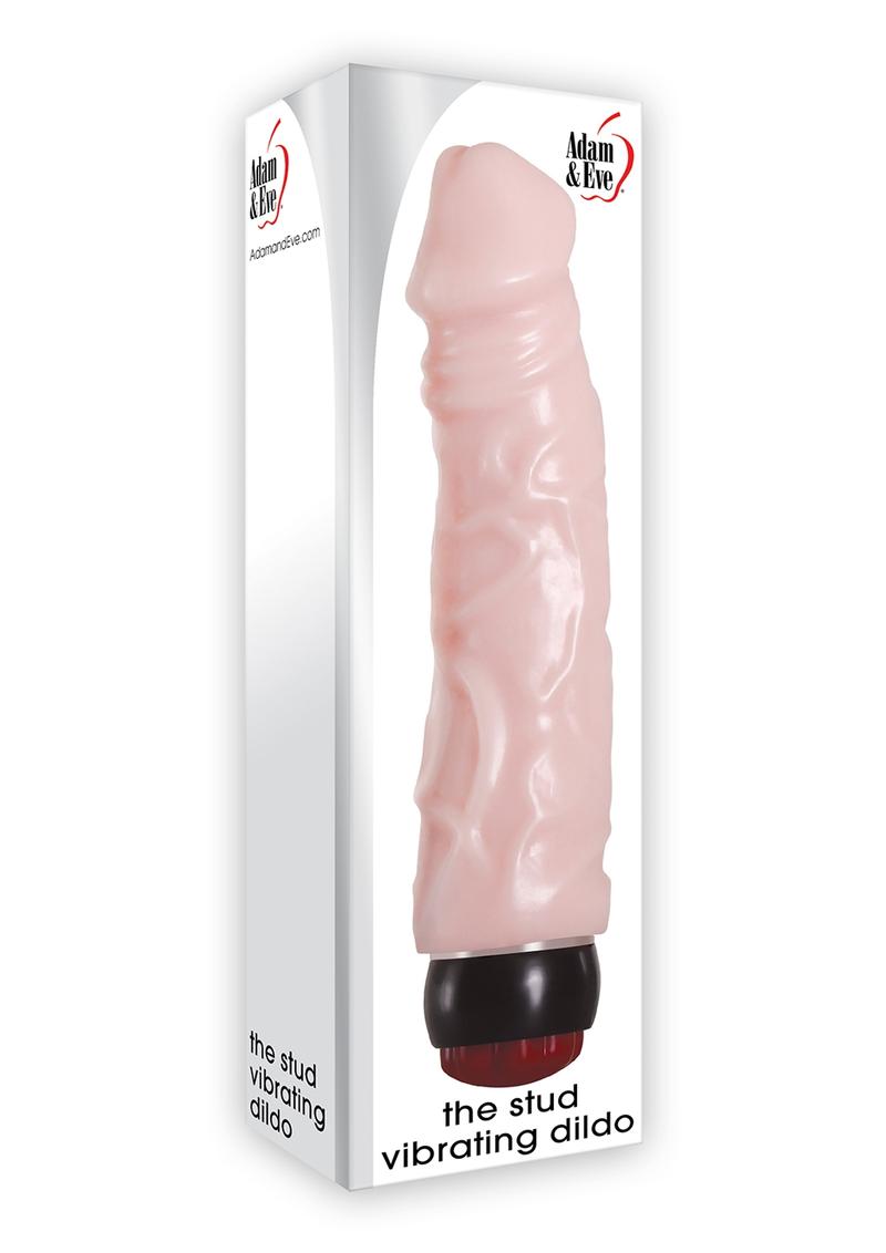 Adam and Eve The Stud Realistic Vibrating Dildo Waterproof Flesh 9.25 Inch  - SecretsBoutiques.com