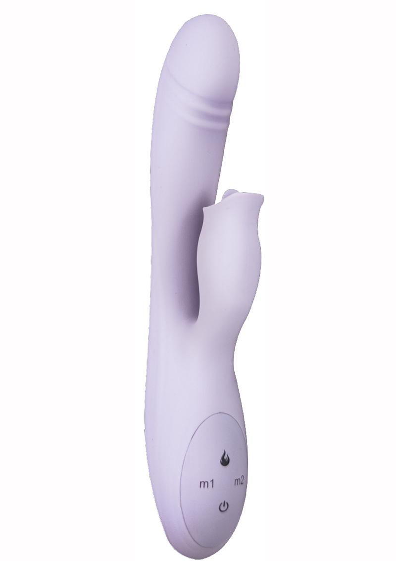 Devine Vibes Heat-up Clit Licker Rechargeable Waterproof Lavender -  SecretsBoutiques.com