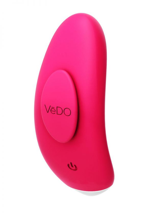 VeDO Niki Rechargeable Silicone Panty Vibrator - Foxy Pink