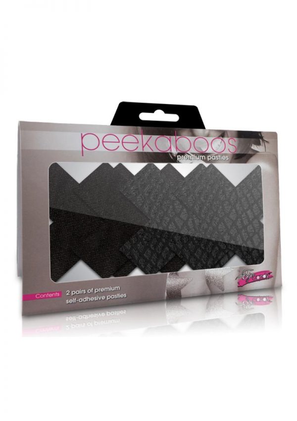 Peekaboo Classic Black X Pasties