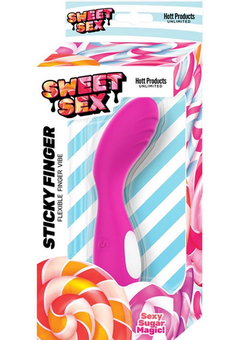 Sweet Sex Sticky Finger Rechargeable Silicone Power Play Vibe - Magenta -  SecretsBoutiques.com