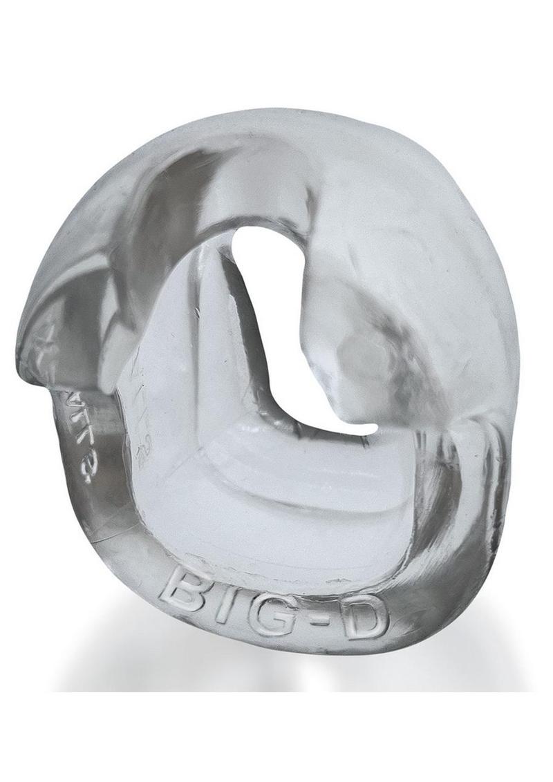 Big-D Shaft Grip Cock Ring - Clear - SecretsBoutiques.com