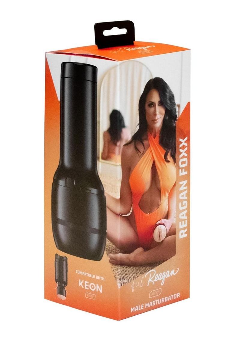 Kiiroo Feel Reagan Fox Stroker Interactive Masturbator - Pussy -  Black/Vanilla - SecretsBoutiques.com