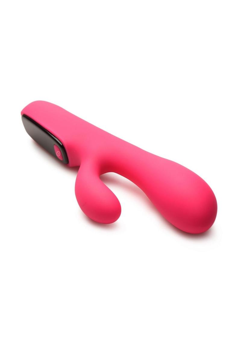 Bang! Digital Rechargeable Silicone Rabbit Vibrator - Pink -  SecretsBoutiques.com