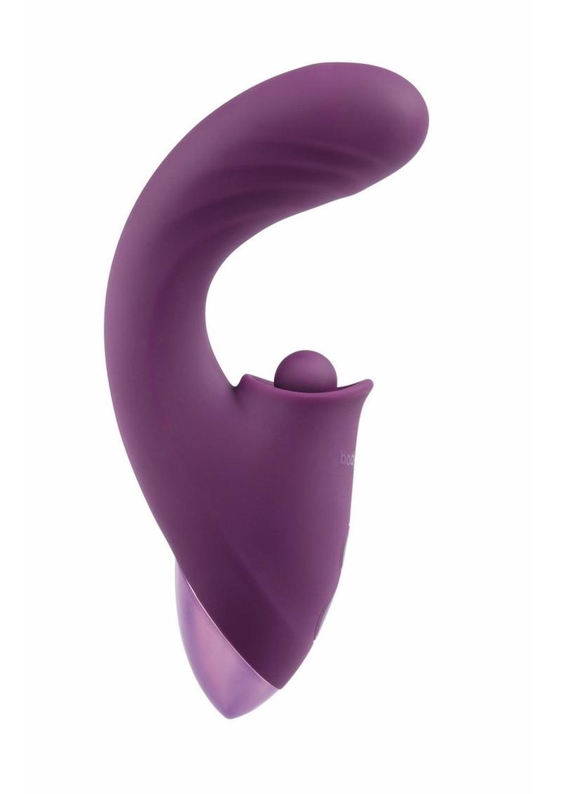 Bodywand I.D. Bump Rechargeable Silicone Dual Stimulating Massager- Wine