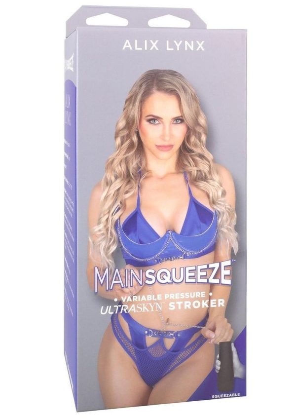 Main Squeeze Alix Lynx Ultraskyn Masturbator - Pussy - Vanilla