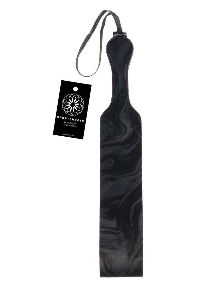 Velvet Noir Loop Paddle - Black