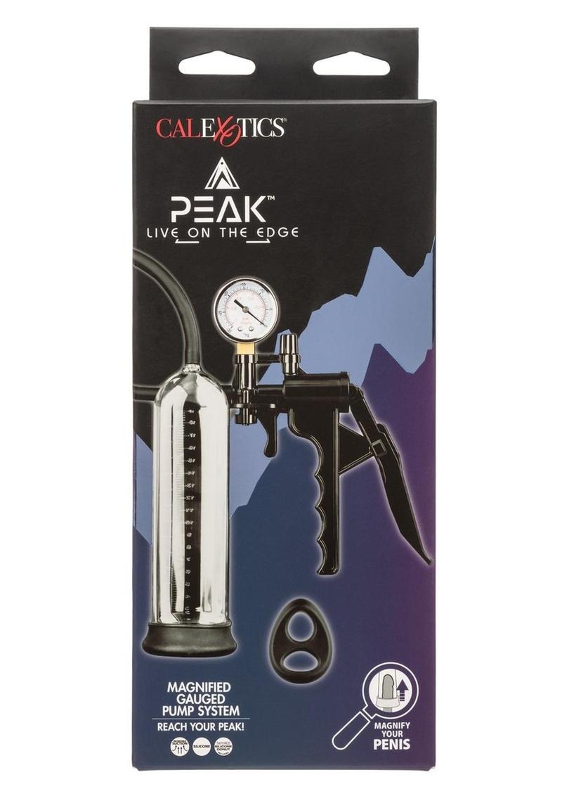 Peak Magnified Gauged Pump System - Black/Clear