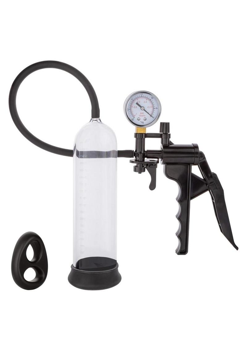 Peak Magnified Gauged Pump System - Black/Clear