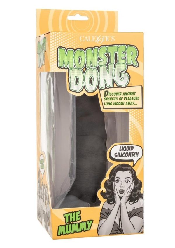 Monster Dong The Mummy Silicone Dildo - Black