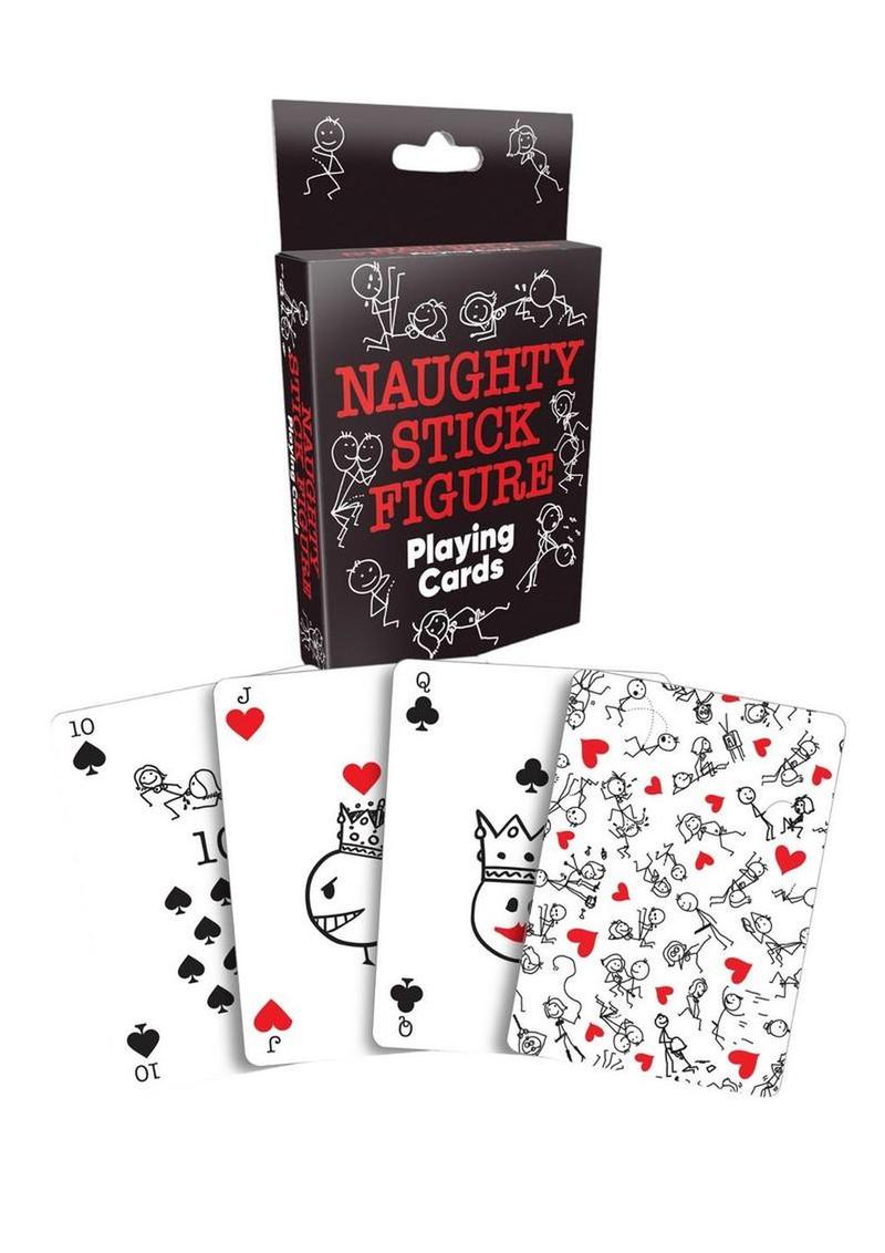 Naughty Stick Figure Playing Cards