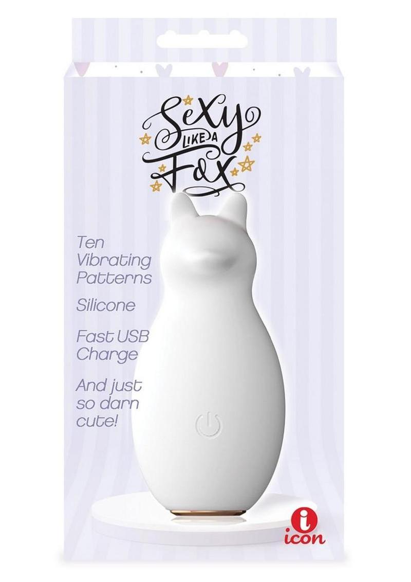 Buzzy Buddy Sexy Like A Fox Rechargeable Silicone Clitoral Stimulator - White