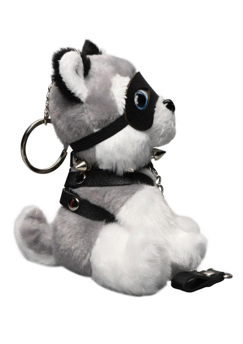 Master Series Max the Fetish Pup Keychain - White